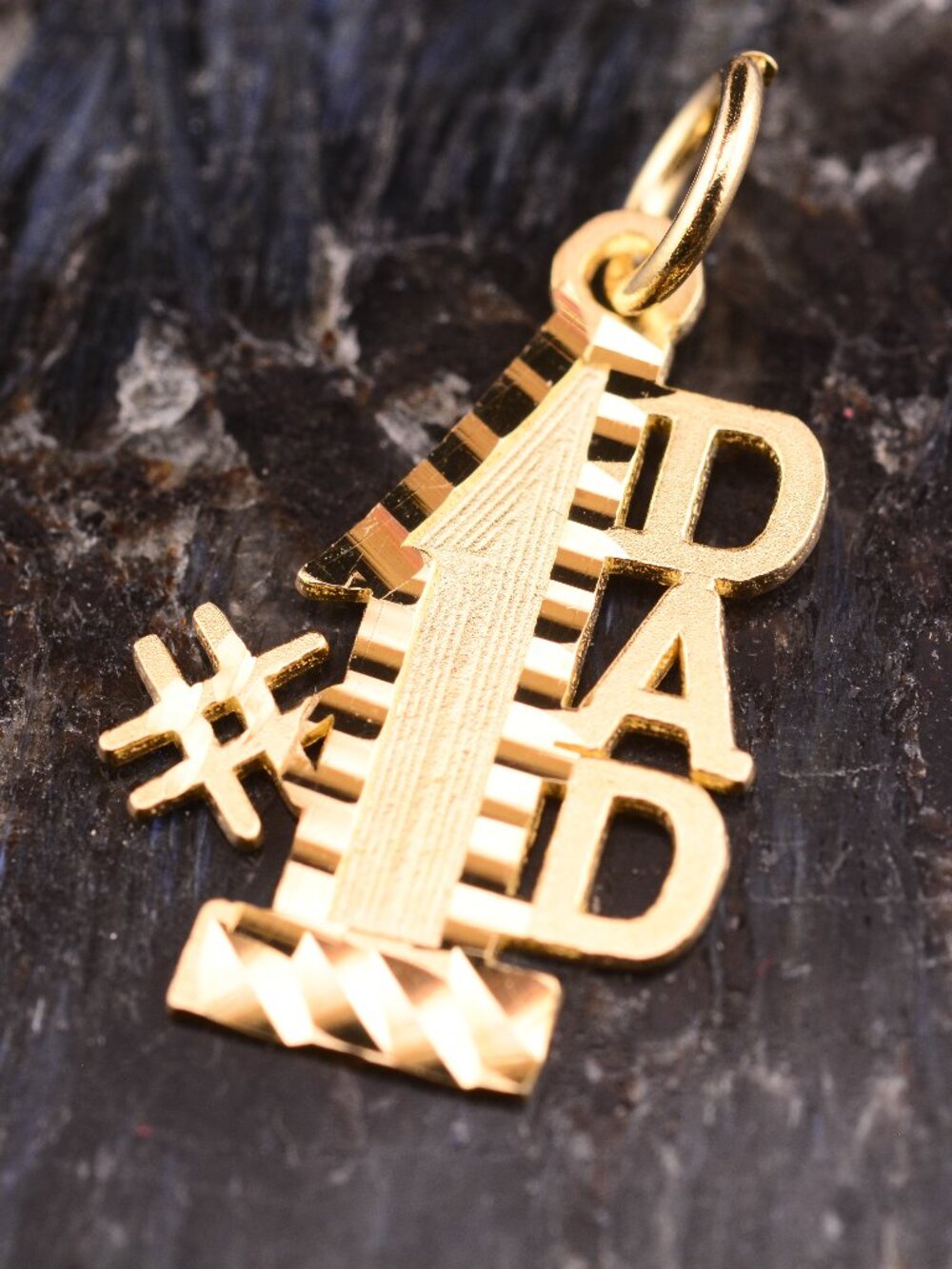 10k #1 Dad Pendant